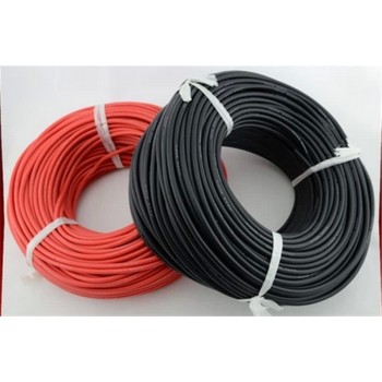 2PCS 1meter Red amp; 1meter Black Silicon 12AWG / 14AWG / 16AWG / 22AWG / 24AWG Heatproof Soft Silicone SR Wire Cable For RC Toys