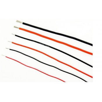 2PCS 1meter Red amp; 1meter Black Silicon 12AWG / 14AWG / 16AWG / 22AWG / 24AWG Heatproof Soft Silicone SR Wire Cable For RC Toys