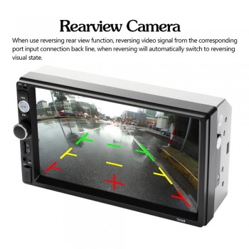 Upgrade 7010B 2 din car radio 7 Player MP5 Touch Screen Bluetooth Multimedia Mirror Android Autoradio Car Backup camera Monitor
