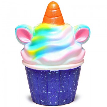 New Galaxy Ice Cream Cat Kitty Squishy Slow Rising Cute Jumbo Strap Soft Squeeze Scented Bread Cake Toy Gift Kid Fun 11*11*7CM
