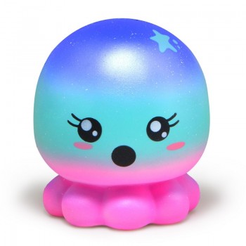 New Galaxy Ice Cream Cat Kitty Squishy Slow Rising Cute Jumbo Strap Soft Squeeze Scented Bread Cake Toy Gift Kid Fun 11*11*7CM