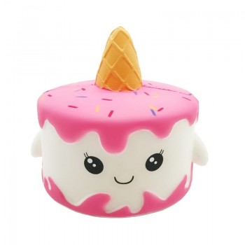 New Galaxy Ice Cream Cat Kitty Squishy Slow Rising Cute Jumbo Strap Soft Squeeze Scented Bread Cake Toy Gift Kid Fun 11*11*7CM