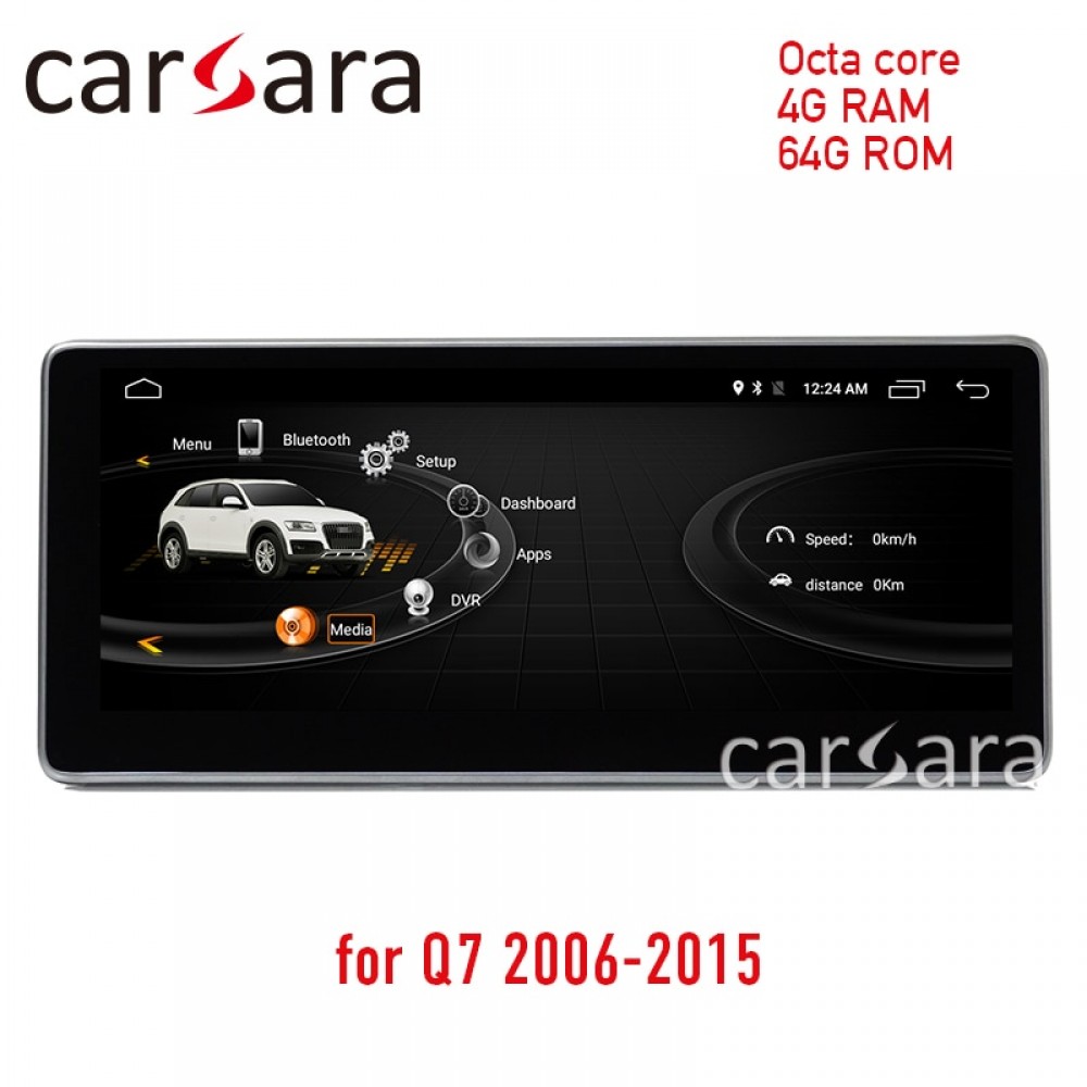 Android NAVI upgrade for Aud i Q7 2006 to 2015 4G RAM 64 ROM touch screen GPS Navigation radio stereo dash multimedia player