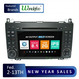 2G IPS Android 8.1 2 din multimedia player For Benz Sprinter B200 W209 W169 W169 W245 B170 Vito W639 Viano Sprinter Crafter LT3