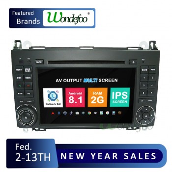 2G IPS Android 8.1 2 din multimedia player For Benz Sprinter B200 W209 W169 W169 W245 B170 Vito W639 Viano Sprinter Crafter LT3
