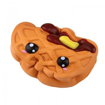 Jumbo Cheese Chocolate Biscuits Cute Squishy Slow Rising Soft Squeeze Toy Phone Strap Scented Relieve Stress Funny Kid Xmas Gift