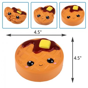 Jumbo Cheese Chocolate Biscuits Cute Squishy Slow Rising Soft Squeeze Toy Phone Strap Scented Relieve Stress Funny Kid Xmas Gift