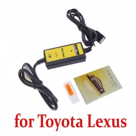 Car Radio Digital USB MP3 Interface CD Changer Adapter with 3.5mm AUX In Input For TOYOTA LEXUS Corolla Series 6 + 6PIN