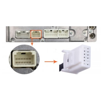 Car Radio Digital USB MP3 Interface CD Changer Adapter with 3.5mm AUX In Input For TOYOTA LEXUS Corolla Series 6 + 6PIN