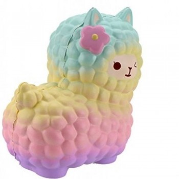 jumbo sheep alpaca squishy cute galaxy slow rising animal squishy smooshy mushy squish wholesale exquisite kids gift