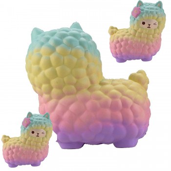 jumbo sheep alpaca squishy cute galaxy slow rising animal squishy smooshy mushy squish wholesale exquisite kids gift