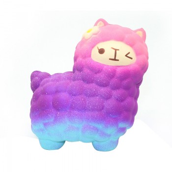 jumbo sheep alpaca squishy cute galaxy slow rising animal squishy smooshy mushy squish wholesale exquisite kids gift