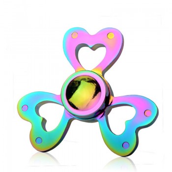 Hand Spinner EDC Fidget Spinner Metal Rainbow Spiner Anti-Anxiety Toy for Spinners Focus Relieves Stress ADHD Finger Spinner