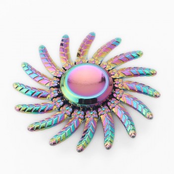 Hand Spinner EDC Fidget Spinner Metal Rainbow Spiner Anti-Anxiety Toy for Spinners Focus Relieves Stress ADHD Finger Spinner