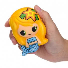 Relax toys Squishies Toy Kawaii Adorable Mermaid Toy Slow Rising Cream Scented Stress Relief Toys Gifts amusing cute D201218