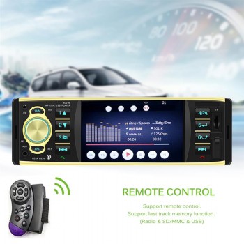 4.1 TFT HD Digital Bluetooth Car MP5 Player MP4 APE MP3 Player With USB/SD FM Radio Digital Clock Steering Wheel Remote Control
