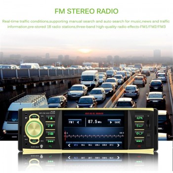 4.1 TFT HD Digital Bluetooth Car MP5 Player MP4 APE MP3 Player With USB/SD FM Radio Digital Clock Steering Wheel Remote Control
