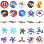 American spiderman Cupid Snowflake Fidget Spinner EDC Hand Spinners Autism ADHD Kids Christmas Gifts Metal Finger Toys Spinners