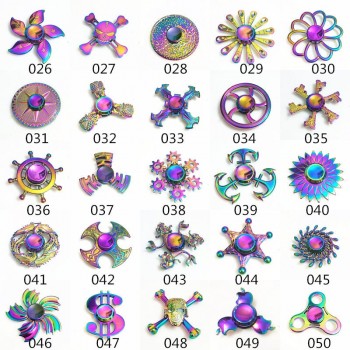 American spiderman Cupid Snowflake Fidget Spinner EDC Hand Spinners Autism ADHD Kids Christmas Gifts Metal Finger Toys Spinners