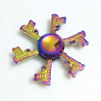 American spiderman Cupid Snowflake Fidget Spinner EDC Hand Spinners Autism ADHD Kids Christmas Gifts Metal Finger Toys Spinners