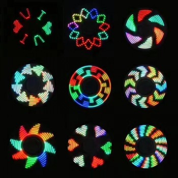 Trefoil Stars Shine In The Dark Fidget Spinner Hand Top Spinners Glow In Dark Light Figet Spiner Finger Cube Stress Relief Toy E