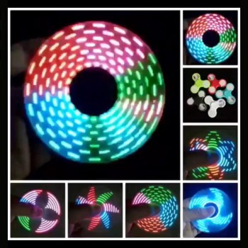 Trefoil Stars Shine In The Dark Fidget Spinner Hand Top Spinners Glow In Dark Light Figet Spiner Finger Cube Stress Relief Toy E