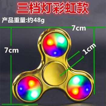 Trefoil Stars Shine In The Dark Fidget Spinner Hand Top Spinners Glow In Dark Light Figet Spiner Finger Cube Stress Relief Toy E