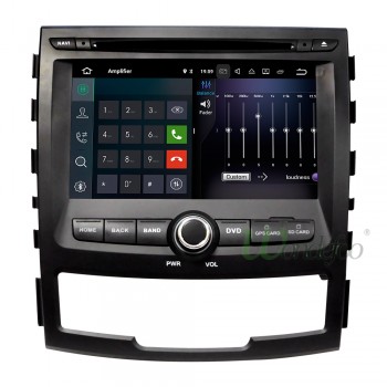 DSP IPS screen 4G Android 8.0 AV Output CAR GPS For SSANGYONG KORANDO DVD PLAYER navigation radio multimedia sterero/Android 8.1