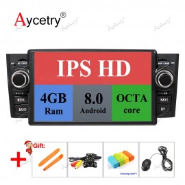 7 inch IPS screen 4G 8 core Android 8.0/8.1 Car multimedia player dvd GPS navigation For Fiat/Grande/Punto/Linea radio FM stereo