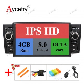 7 inch IPS screen 4G 8 core Android 8.0/8.1 Car multimedia player dvd GPS navigation For Fiat/Grande/Punto/Linea radio FM stereo