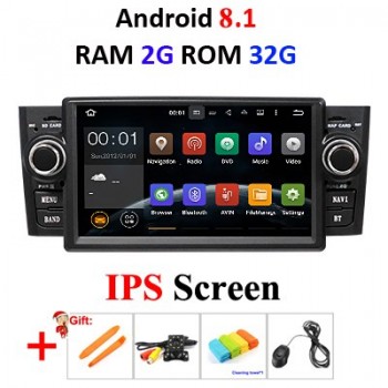 7 inch IPS screen 4G 8 core Android 8.0/8.1 Car multimedia player dvd GPS navigation For Fiat/Grande/Punto/Linea radio FM stereo