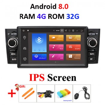 7 inch IPS screen 4G 8 core Android 8.0/8.1 Car multimedia player dvd GPS navigation For Fiat/Grande/Punto/Linea radio FM stereo
