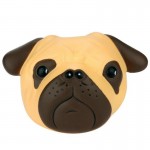 Jumbo Cute Dog Head Squishy Simulation Animal Slow Rising Soft Squeeze Toys PU Bread Cake Fun for Kid Birthday Gift 11*8CM