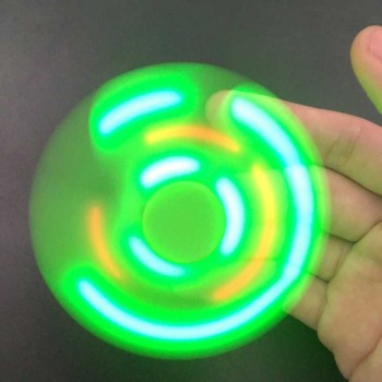 Fashion Bluetooth Speaker Hand Spinner LED Light A Rechargeable Relieve Stress Hand Finger Music Gyro Fingertip Toys B NSV775