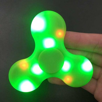 Fashion Bluetooth Speaker Hand Spinner LED Light A Rechargeable Relieve Stress Hand Finger Music Gyro Fingertip Toys B NSV775