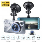 Dash Cam New Dual Lens Car DVR Camera Full HD 1080P 4 IPS Front+Rear 2.5D Mirror Night Vision Video Recorder Parking Monitor