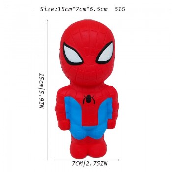 Super Hero Batman Iron Man Spiderman Slow Rising Scented Squishy Slow Rising Stress Relief Toy For Kids Christmas Gift