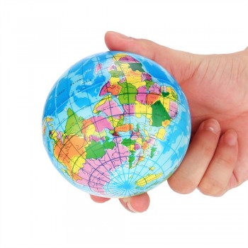 squishy squeeze oyuncak slime gadgets squeeze antistress Stress Relief World Map Foam Ball Atlas Globe Palm Ball Planet Earth 16