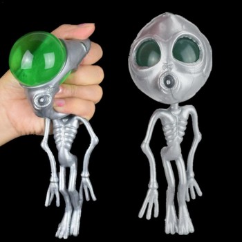 Alien Squeezing Spoof Toys Alien Eyeballs To Burst Doll Vent Extrusion Toys Gadgets Anti-stress Latex Trick Gift