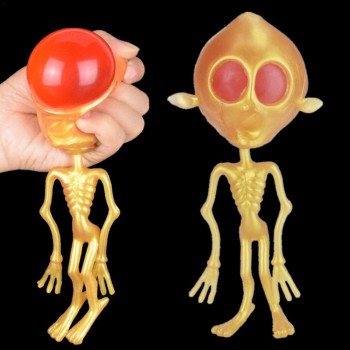 Alien Squeezing Spoof Toys Alien Eyeballs To Burst Doll Vent Extrusion Toys Gadgets Anti-stress Latex Trick Gift
