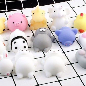 10pcs/set mini cat animal slow rising jumbo lanyard Squishy Slow Rising squishy funny anti stress antistress fun spielzeug