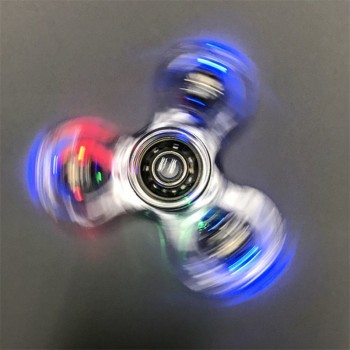 Luminous LED light Fidget Spinner Hand Top Spinners Glow in Dark Light EDC Figet Spiner Batman Finger  Stress Relief Toys