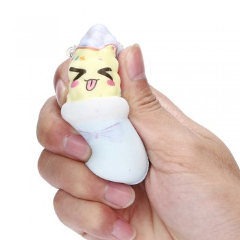 Squishies Kawaii Ice Cream Slow Rising Cream Scented Stress Relief Toys squishy Cartoon squish toys squeeze lanyard for keys ye3