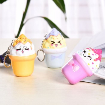 Squishies Kawaii Ice Cream Slow Rising Cream Scented Stress Relief Toys squishy Cartoon squish toys squeeze lanyard for keys ye3