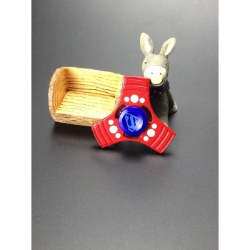 New 6 Colors Styles Captain America Spider Man Fidget Spinner Metal Hand Spinner Ceramic Bearing Spinner For Autism ADHD Baby