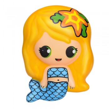 Squishies Toy Kawaii Adorable Mermaid Toy Slow Rising Cream Scented Stress Relief Toys Gifts Smooshy Mushy