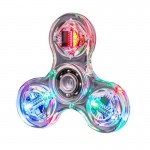 NEW Led spinner Hand Spinner EDC Tri-Spinner Fidget Toys Metal Red Fidget Spinner Adults Kids Children Education DIY Toy Hobbies