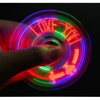 NEW Led spinner Hand Spinner EDC Tri-Spinner Fidget Toys Metal Red Fidget Spinner Adults Kids Children Education DIY Toy Hobbies