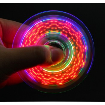 NEW Led spinner Hand Spinner EDC Tri-Spinner Fidget Toys Metal Red Fidget Spinner Adults Kids Children Education DIY Toy Hobbies
