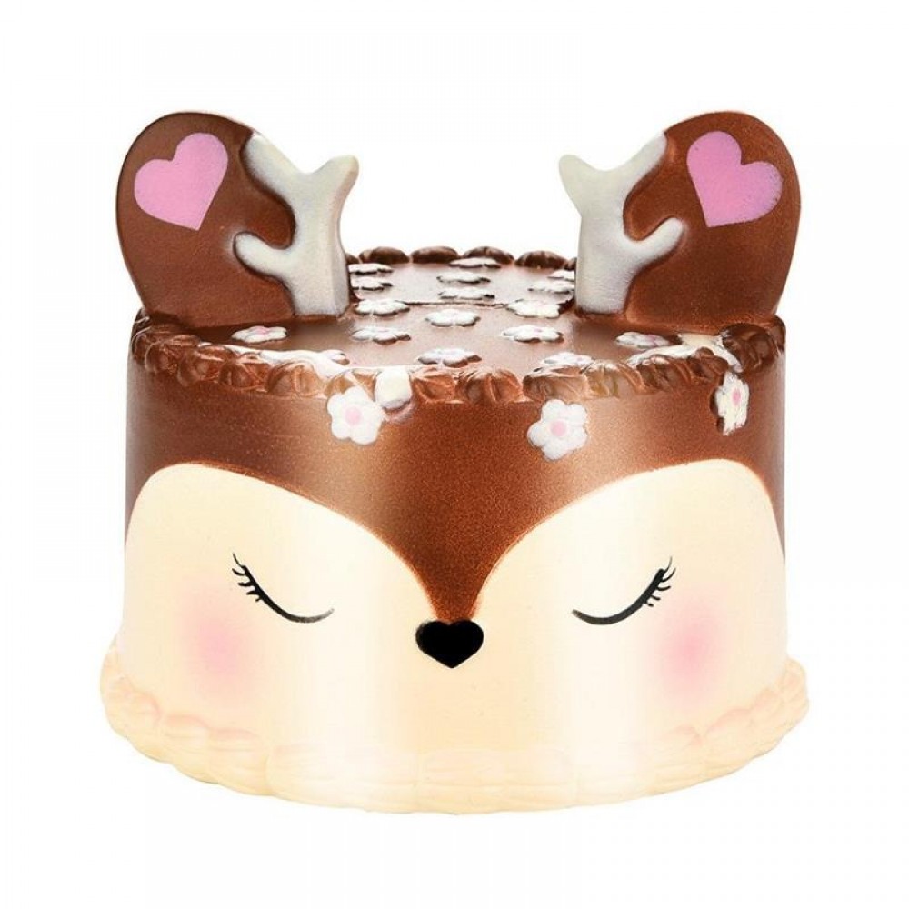 18 Newest Slow Rising Squishies Jumbo 11cm Kawaii Dream Elk Deer Cake Scented Squishy Charm Slow Rising Kid Toy Gift Home Decor
